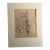 Antique 1920s Walter Church Drawing in 11x14 Mat - Chevening For Sale