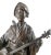 Metal Early 20th Century Japanese Bronze Figure of a Geisha Playing an Instrument For Sale - Image 7 of 9