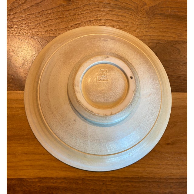 Taupe Craig Easter (1953-2016) Signed Studio Pottery Bowl For Sale - Image 8 of 9