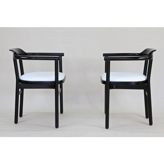 Armchairs with White Leather Upholstery from Thonet, 1980s, Set of 2 For Sale - Image 15 of 18