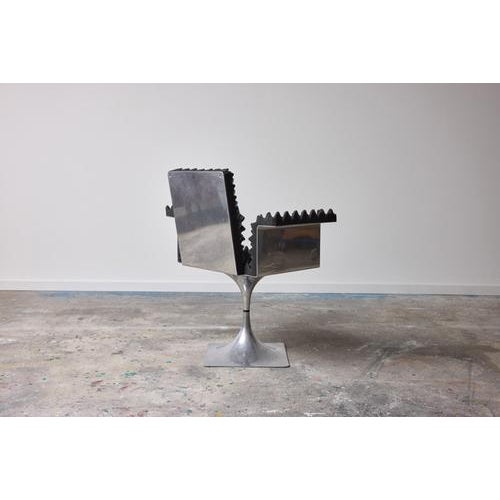 Metal The Bridge M400 Armchair by Roger Tallon for Galerie Lacloche, 1964 For Sale - Image 7 of 15