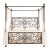 Designer Iron Canopy King Bed For Sale