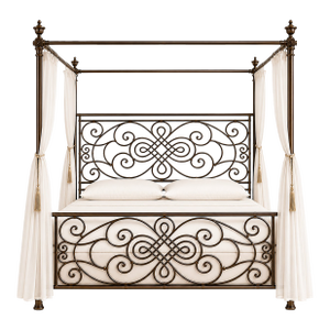 Designer Iron Canopy King Bed