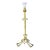 1970s Cailar Bayard Bronze Faux Bamboo Table Lamp For Sale