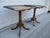 Baker Furniture Walnut Square Tilt-Top Tables With Brass Gallery For Sale - Image 6 of 11