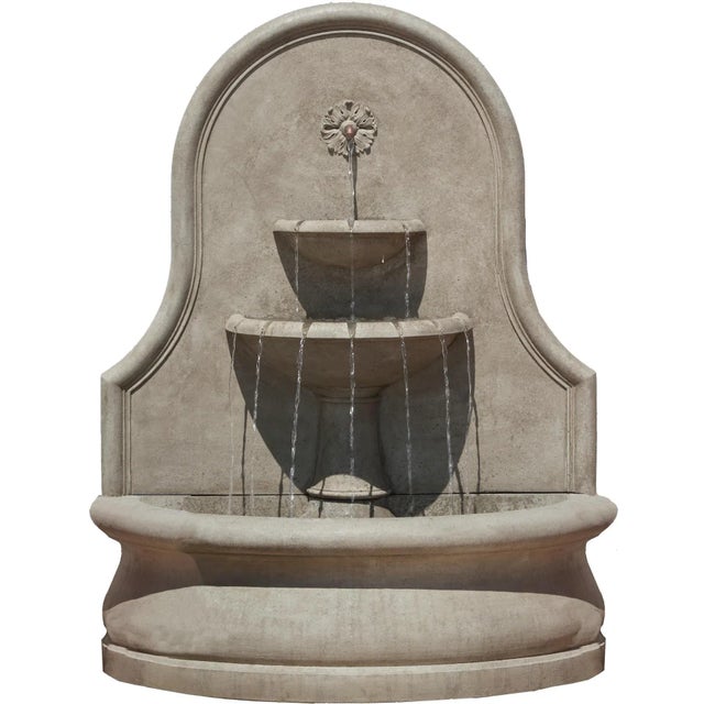 Neoclassical Estancia Wall Fountain For Sale - Image 3 of 3