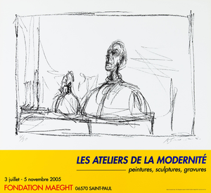 Les Ateliers de la Modernité Poster by Alberto Giacometti
