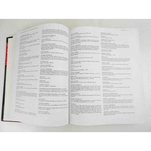 1990s 1997 Biographies of Western Photographers 1840-1900 Book For Sale - Image 5 of 5