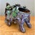 Eggplant Vintage Sinwah Pottery Faux Bois Cache Pot For Sale - Image 8 of 12