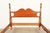 Stickley American Colonial Carved Solid Cherry Wood Full Size Poster Bed, 1950s For Sale In South Bend - Image 6 of 11