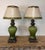 An exceptionally rare and museum-quality pair of vintage Italian Murano glass table lamps, in the manner of Barovier &...