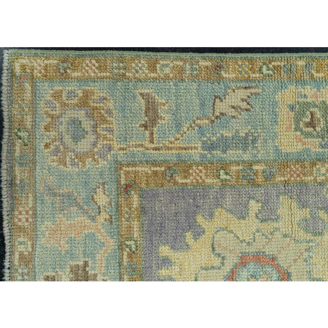 Turkish Oushak Rug 2'10" x 8'5" #19153 For Sale - Image 4 of 8