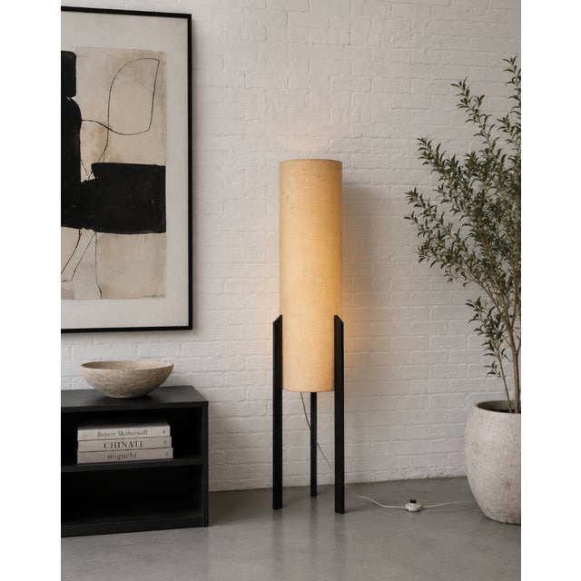 Mid Century Modern Floor Lamp | Mid Century Modern Danish Rocket Floor Lamp Attributed to Dame & Co., Denmark C. 1950’s For Sale - Image 10 of 14