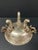 Late 20th Century Chinese Art Silver Gilt Bronze Metal Incense Burner For Sale - Image 9 of 11
