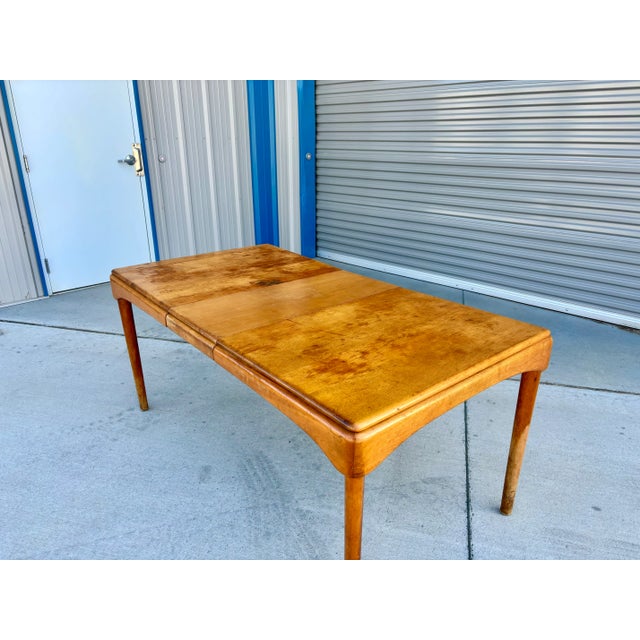 1960s Mid Century Maple Dining Table by Heywood Wakefield
