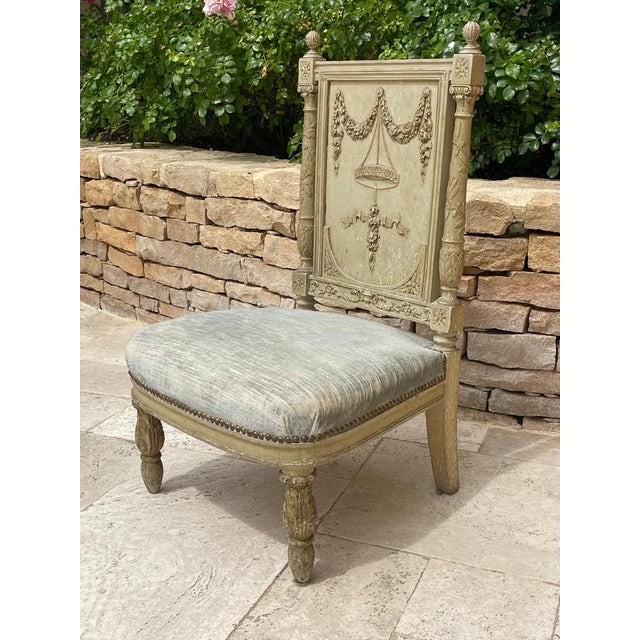 Small Louis XVI Side Chair For Sale - Image 4 of 18