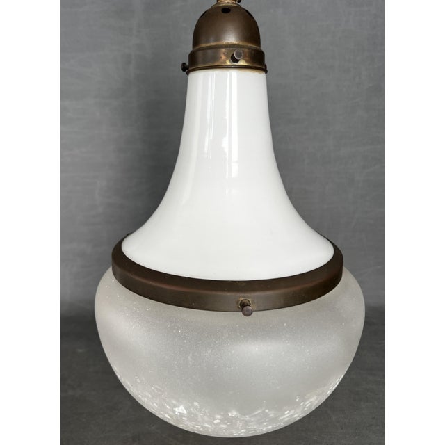 Ceiling Lamp attributed to Peter Behrens for Siemens, 1920s For Sale - Image 9 of 9