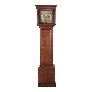 Early Georgian Clock by Richard Marshall Wolsingham, 1734 For Sale