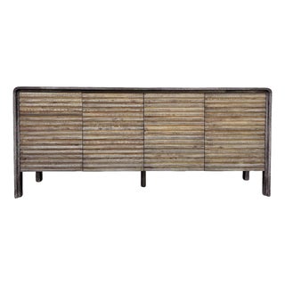 Gentry Two-Tone Elm Waterfall Sideboard For Sale