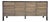Gentry Two-Tone Elm Waterfall Sideboard For Sale
