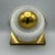 Model 2941 Wall Light in Brass and Bubble Glass from Glashütte Limburg, 1970s For Sale - Image 4 of 12
