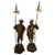 Pair of bronze cavalier statues - english prince charles i soldiers, 19th century. Such a good sartorial look to these...