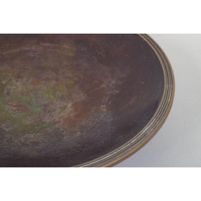 Art Deco Bronze Dish by Just Andersen, Denmark, 1940s For Sale - Image 3 of 5