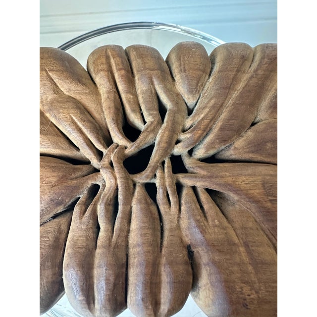 Vintage Handcarved Wood “Box” Sculpture-Made in France For Sale - Image 4 of 14