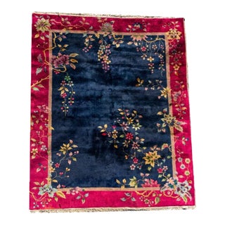 Antique Nicole Art Deco Chinese Rug Circa 1920 For Sale
