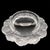 Late 20th Century Lalique Honfleur Crystal Bowls, Pair of Two | Frosted French Crystal Catchall, 8.75 Inch Round For Sale - Image 5 of 6