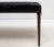 Upholstered Hide Bench in Black Shagreen With Bronze Patina Brass by R&y Augousti For Sale - Image 11 of 11