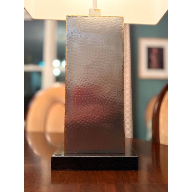 Silver Contemporary Arteriors Graham Lamp For Sale - Image 8 of 9