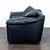Contemporary Spacious Black Leather Lounge Armchair - Ultra Soft Cushioning For Sale - Image 3 of 6