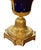 Pair of French Bronze & Deep Cobalt Porcelain Candelabras. 19th Century. For Sale - Image 4 of 8