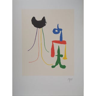 Joan Miro, Surreal Couple, Lithograph For Sale