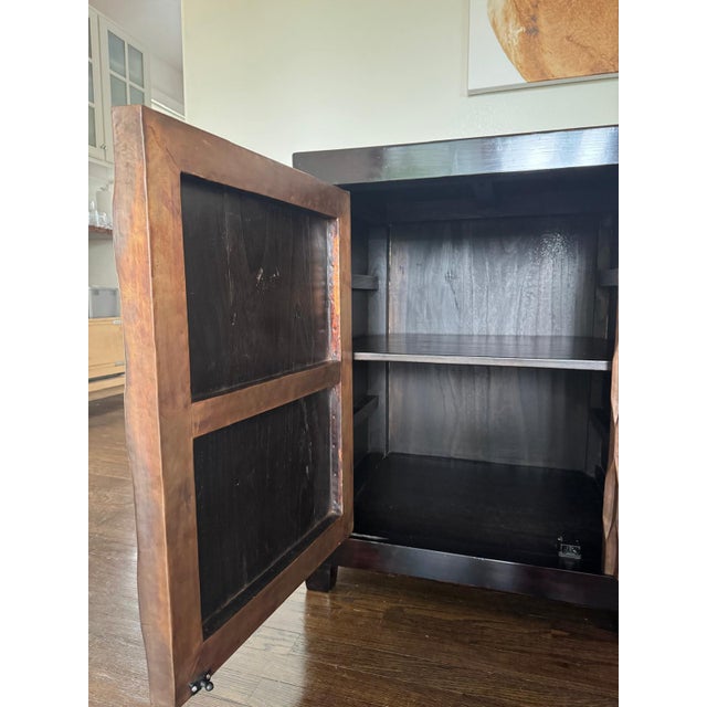 Robert Kuo Limited Edition Lantern Buffet for McGuire For Sale - Image 11 of 18