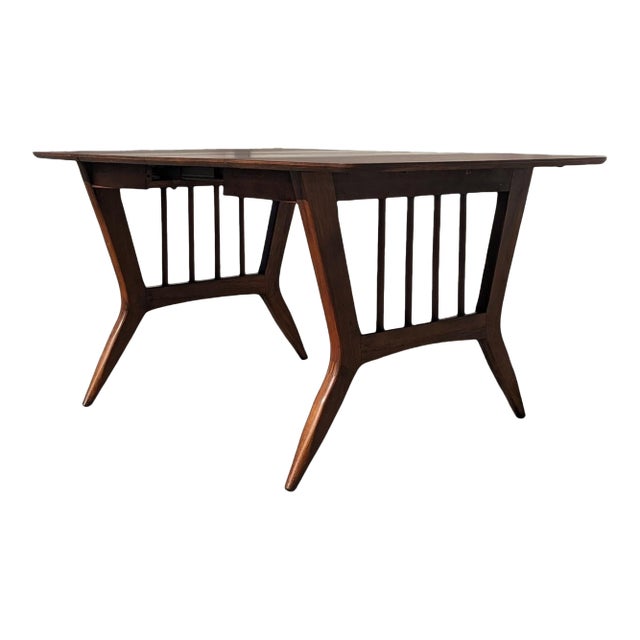 1960s Garrison Drop-Leaf Dining Table With Laminate Top For Sale