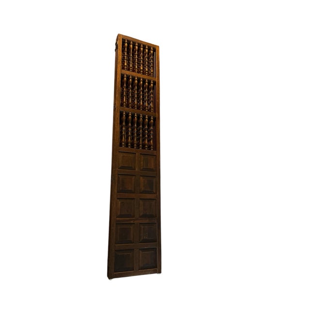 1970s Solid Wood Spindle Room Divider For Sale - Image 4 of 11