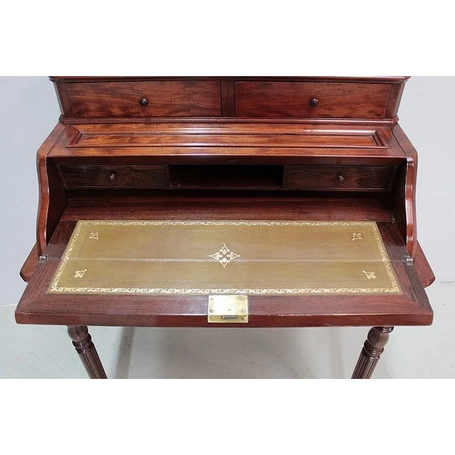 Wood Ladies Desk in Mahogany, 19th Century For Sale - Image 7 of 18