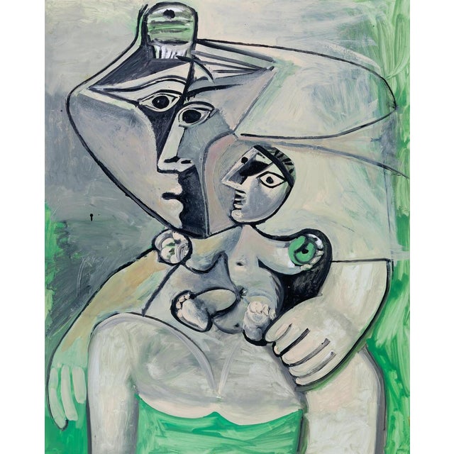 Pablo Picasso (1881-1973) Mother and Child Original color poster after a work by the artist On poster paper, 59 x 79 cm...