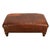 Contemporary Restoration Hardware Patchwork Leather Ottoman For Sale - Image 3 of 9
