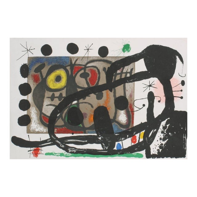 Joan Miro Derriere Le Miroir, No. 151-152, 1965 For Sale