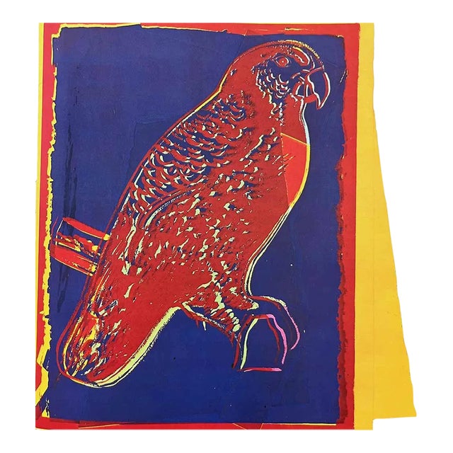 Andy Warhol Puerto Rican Parrot 1986 Vanishing Animals For Sale