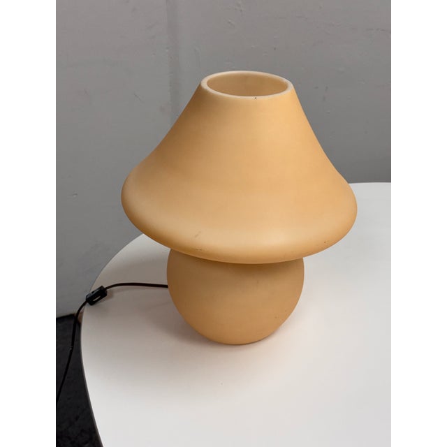 Glass Mushroom Lamp, 1970's For Sale In San Francisco - Image 6 of 12