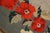 1930s Gray Roses Medallion Antique American Hooked Rug 2'11" X 4'9" Knotted Pile Wool Carpet For Sale - Image 4 of 5