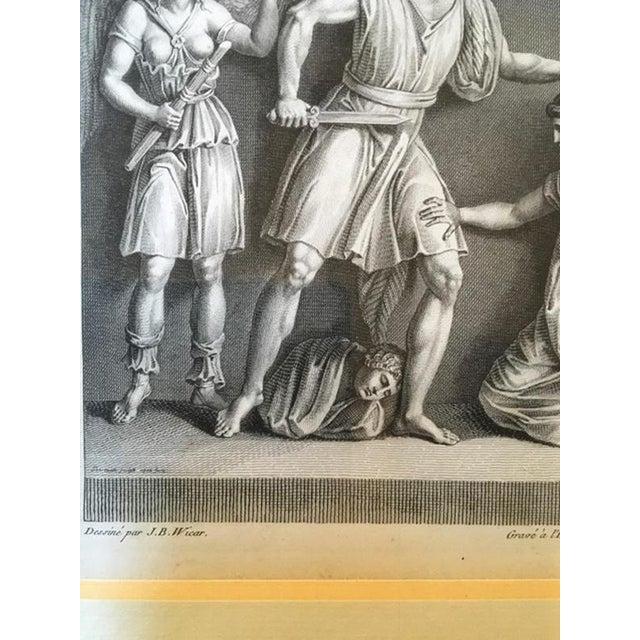 Mid 19th Century After J.C.Ulmer, Neoclassical Black and White Scenes, Prints, 1850s, Set of 2 For Sale - Image 5 of 18