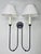 2010s Amber Lewis Ingela Double Sconce by Visual Comfort With Shades For Sale - Image 5 of 17
