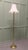 Vintage Slender Column Brass Floor Lamp, 1930 For Sale - Image 3 of 8