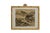 Chinoiserie Mid 20th Century Framed Pair of Chinese Traditional ShanShui Landscape Paintings on Silk in Bamboo Gold-Toned Frames For Sale - Image 3 of 6