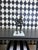 Metal Signed Gustavo Gutierrez Bronze Harlequin Musician Sculpture on Marble Base, Edition 7/10 For Sale - Image 7 of 18